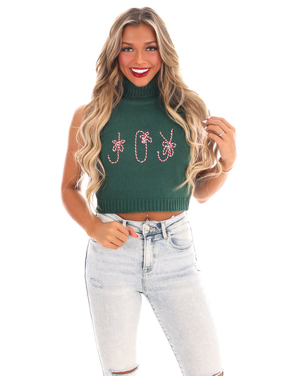 Comfort & Joy Knit Crop Top