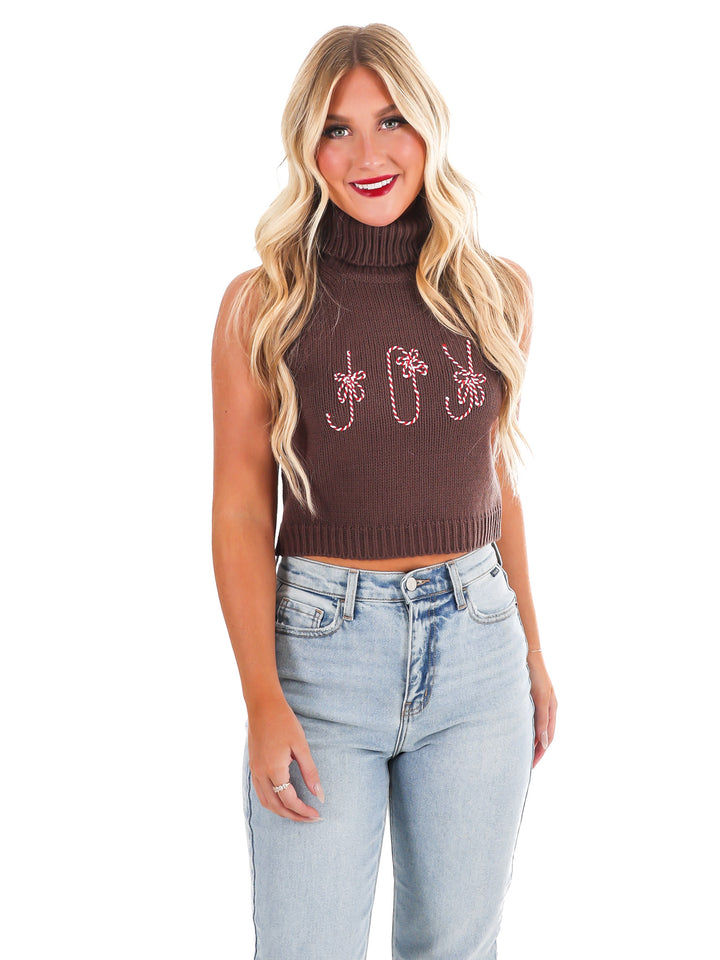 Comfort & Joy Knit Crop Top