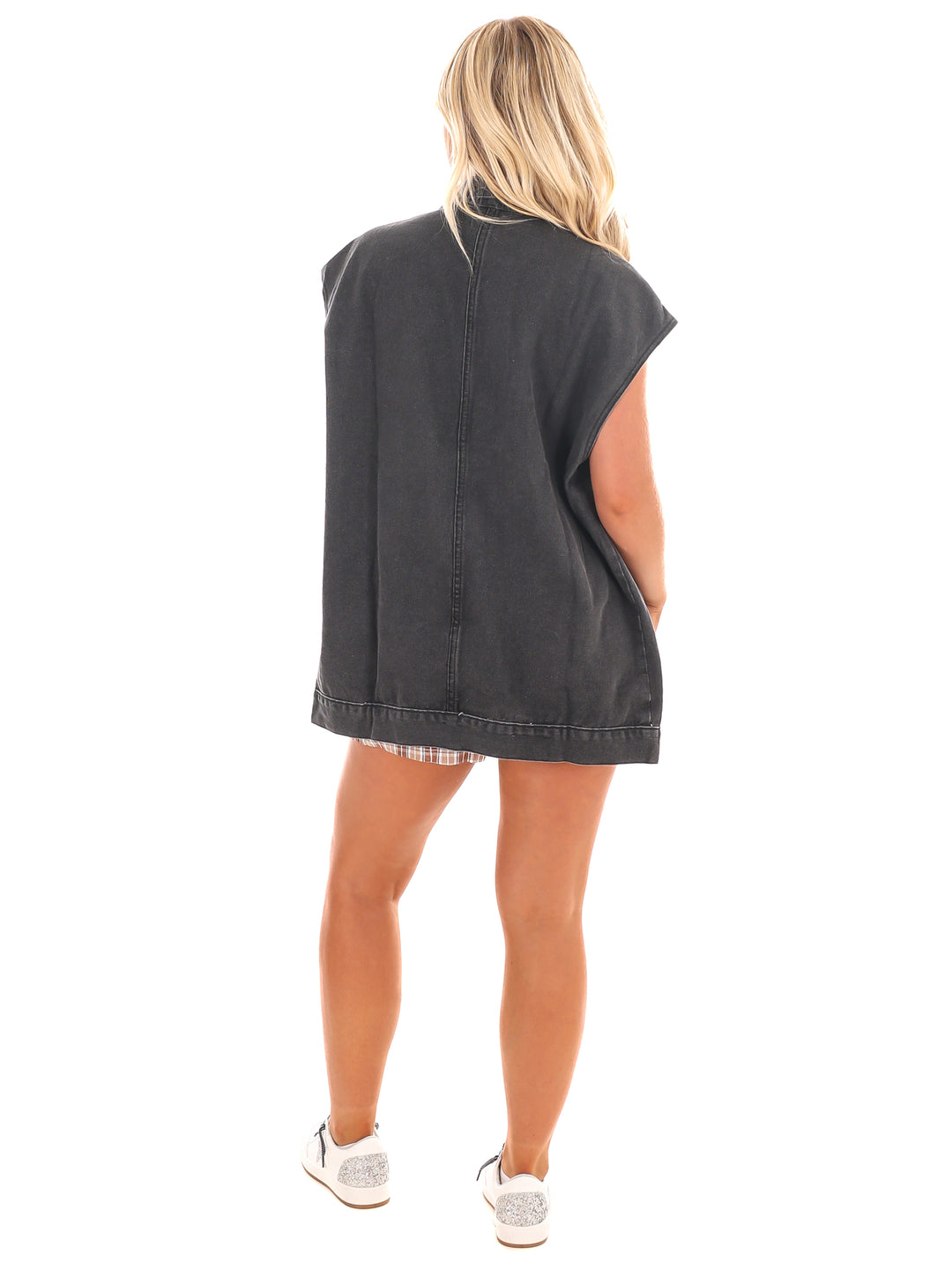 Versatile Vibe Oversized Denim Vest