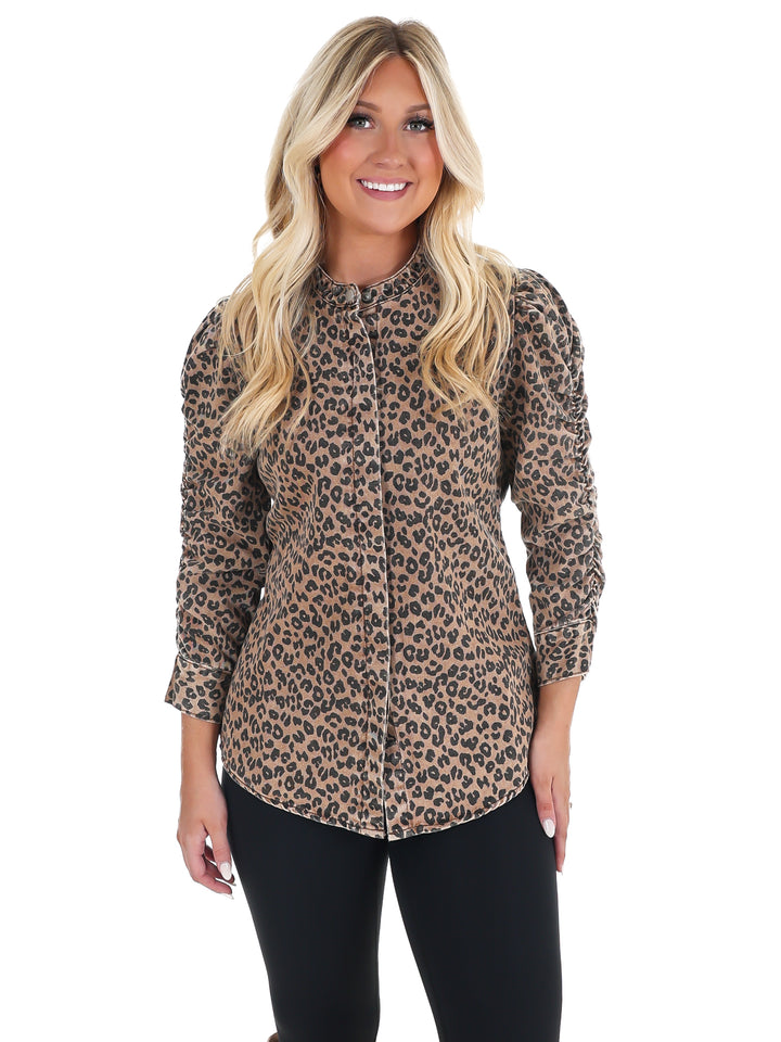 Take the Chance Leopard Jacket