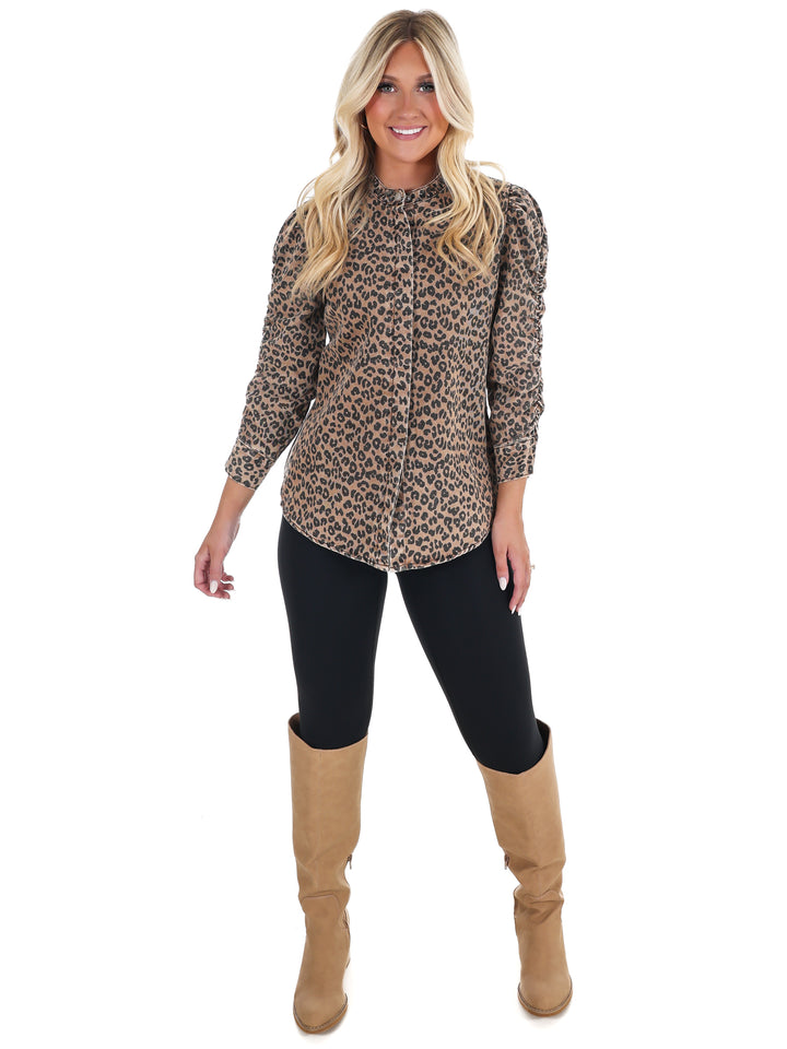 Take the Chance Leopard Jacket