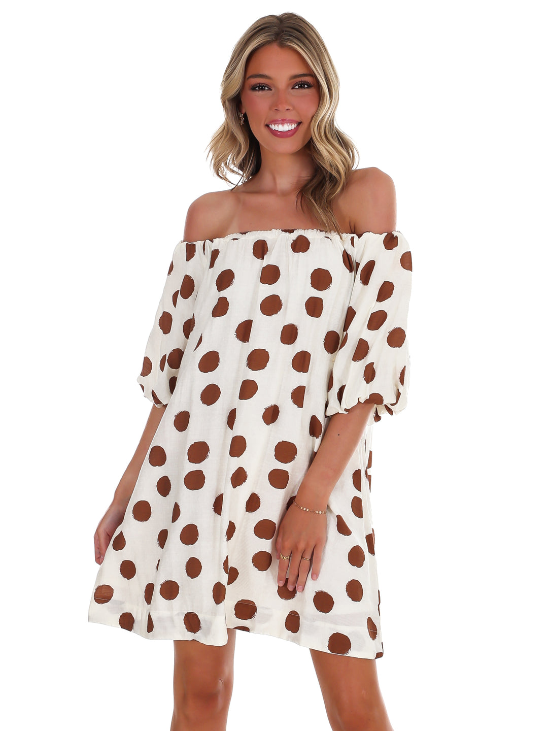 Park Avenue Polka Dot Mini Dress