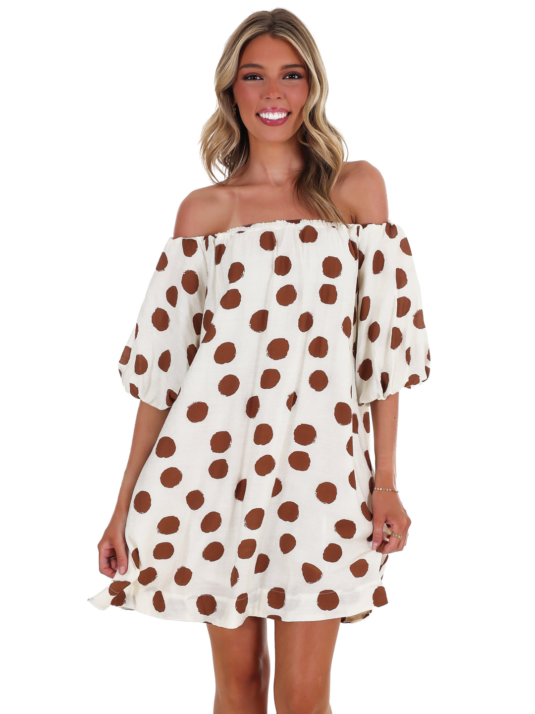 Park Avenue Polka Dot Mini Dress