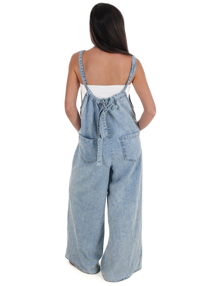 Bluebird Lane Denim Jumpsuit