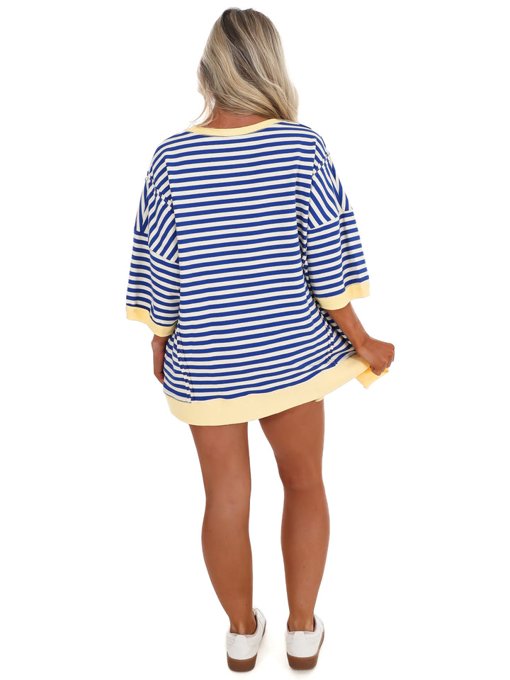 Easy Does It Stripe Two Piece Set