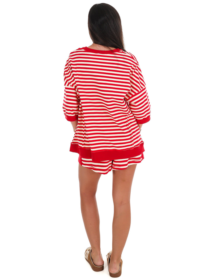 Easy Does It Stripe Two Piece Set