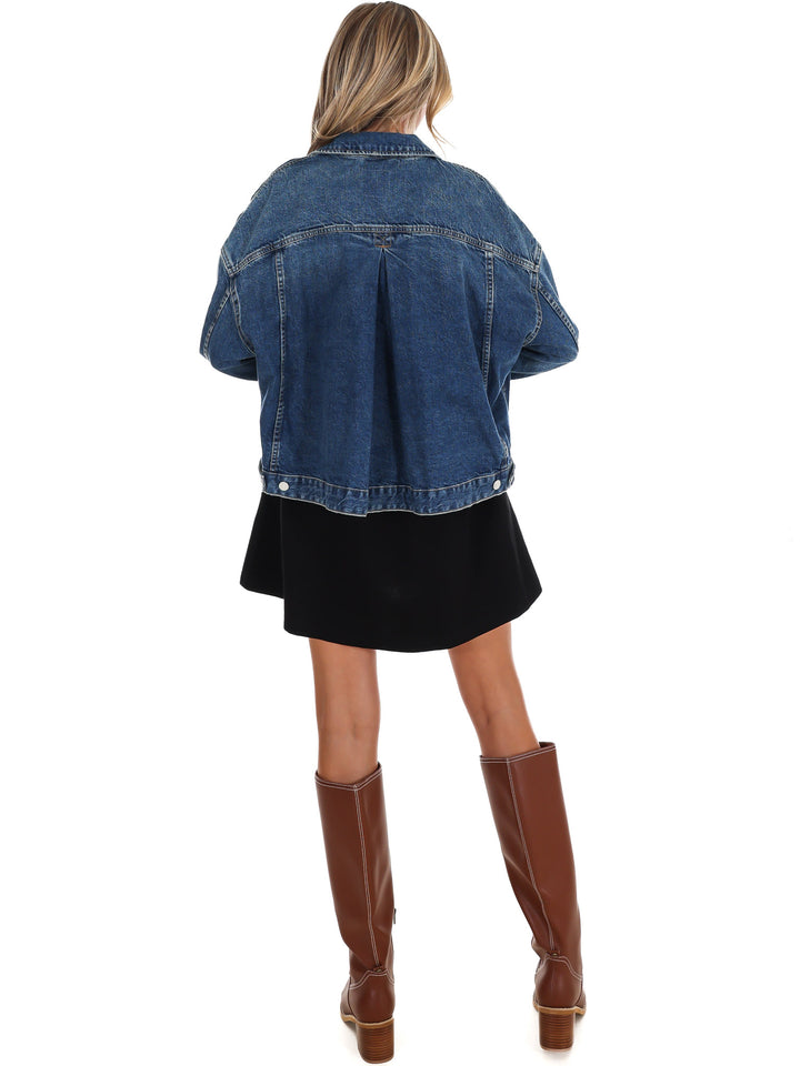 Free People Opal Swing Denim Jacket