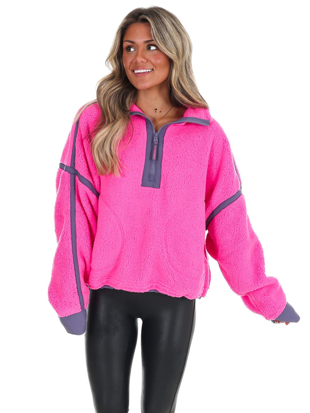 Free People Mountain High 1/2 Zip Pullover