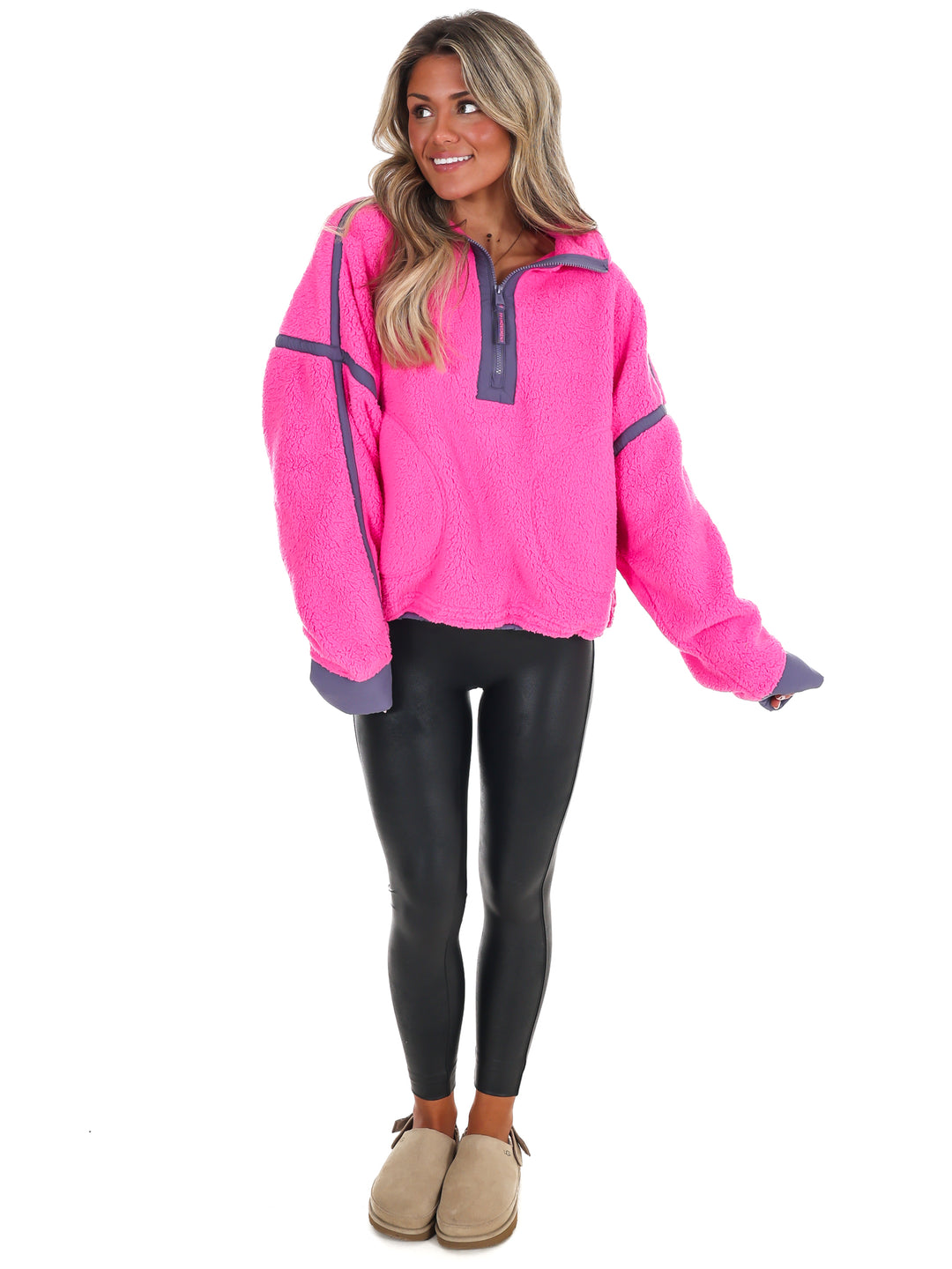 Free People Mountain High 1/2 Zip Pullover