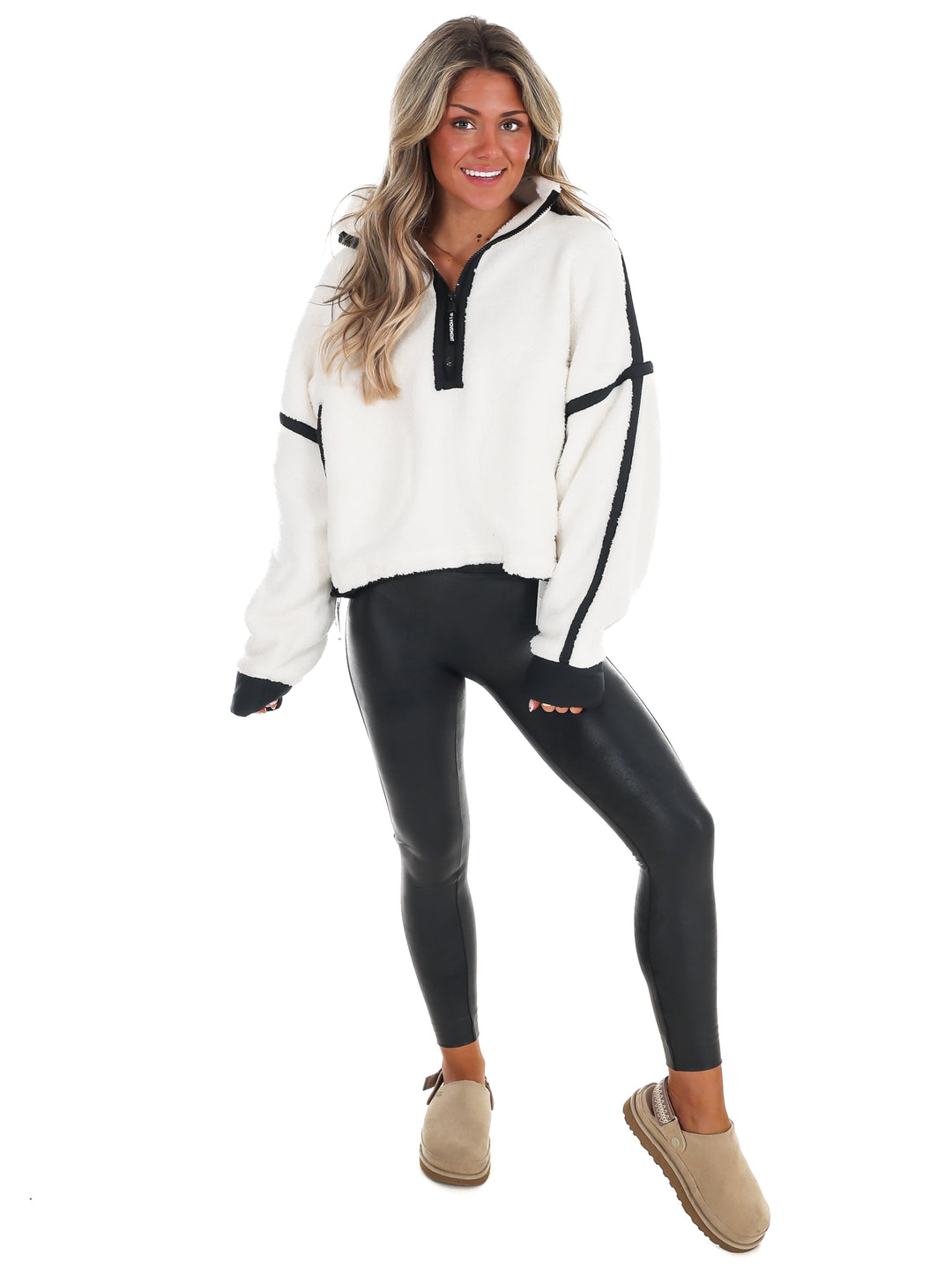 Free People Mountain High 1/2 Zip Pullover