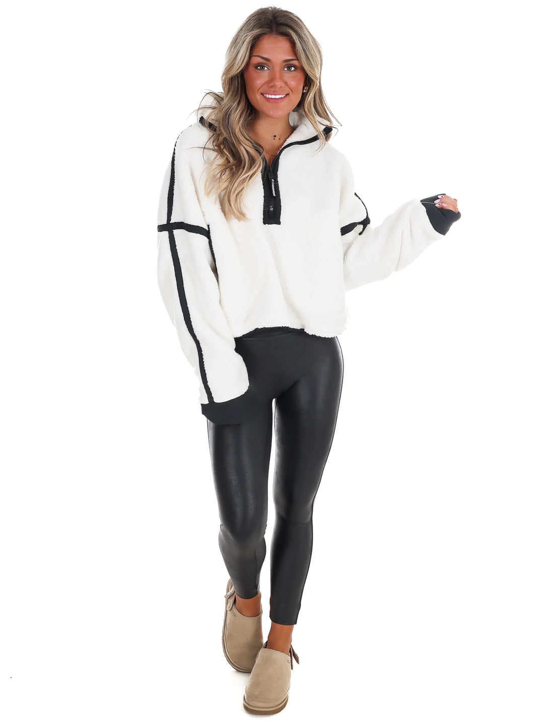 Free People Mountain High 1/2 Zip Pullover