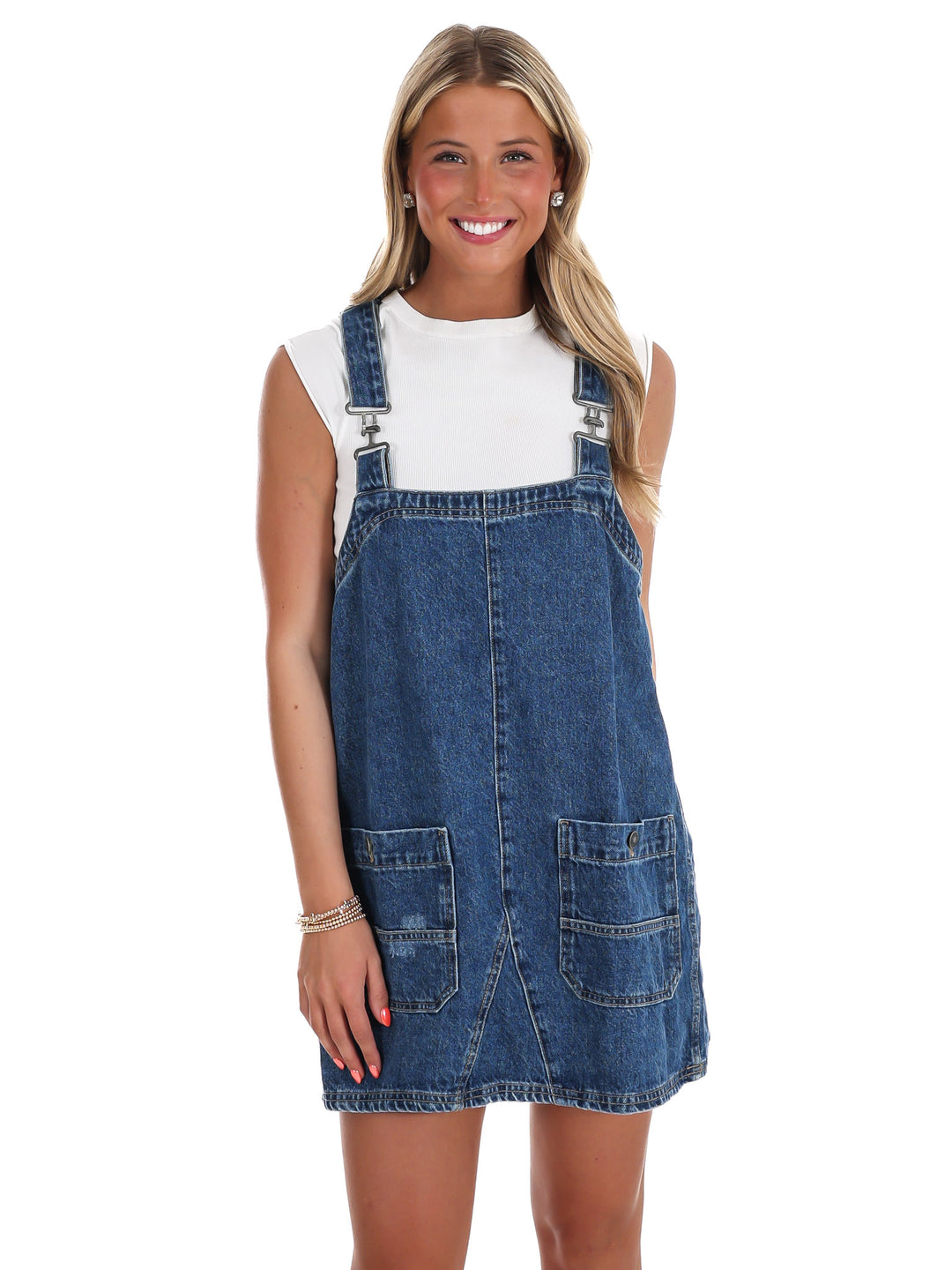 patches of denim mini dress free people Patches Of Denim Mini Dress by Free People in Dark Wash, Size: S