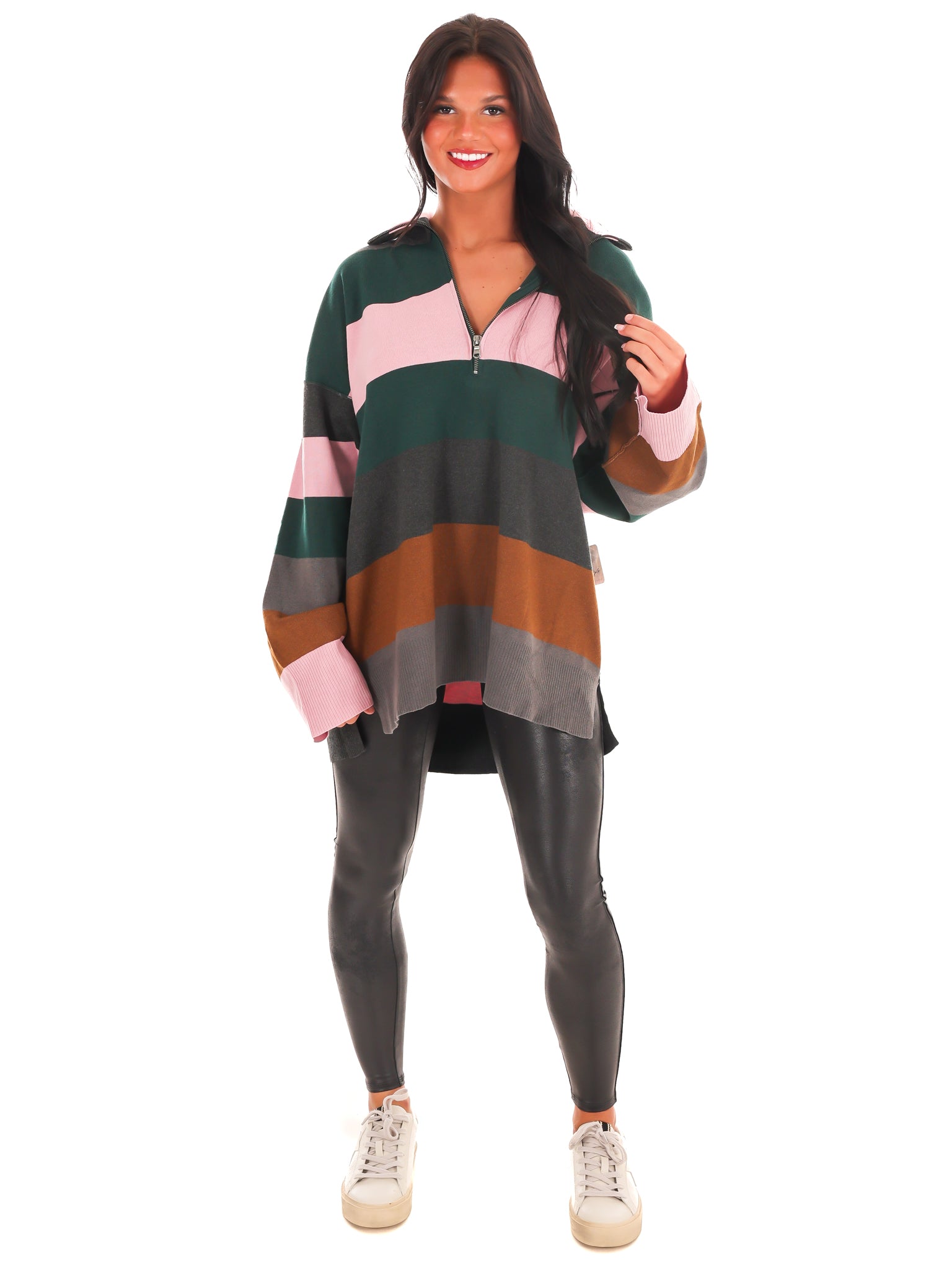 Free People Coastal Stripe Pullover – Josie's Boutique