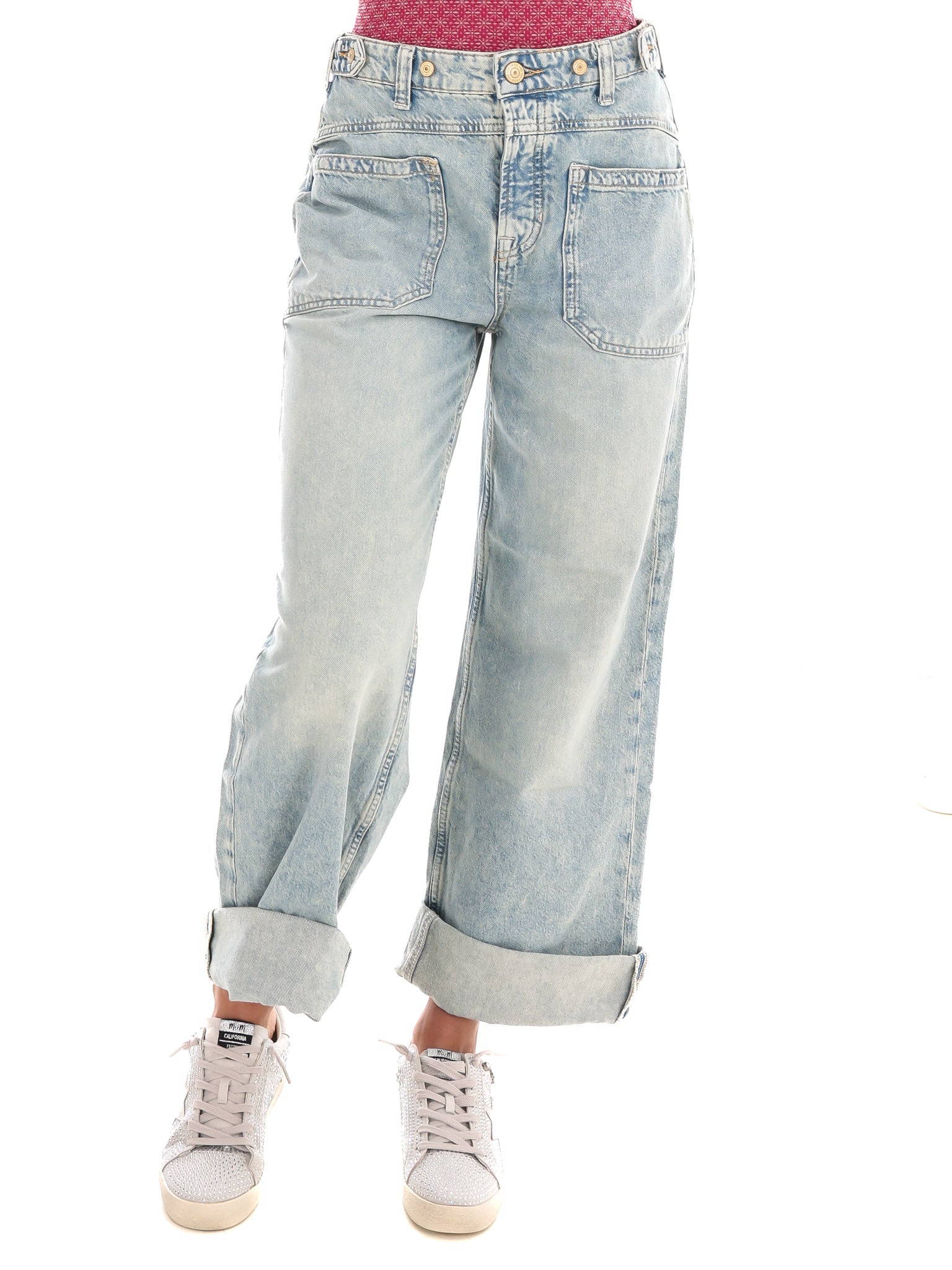 Free People Palmer Cuffed Jean – Josie's Boutique