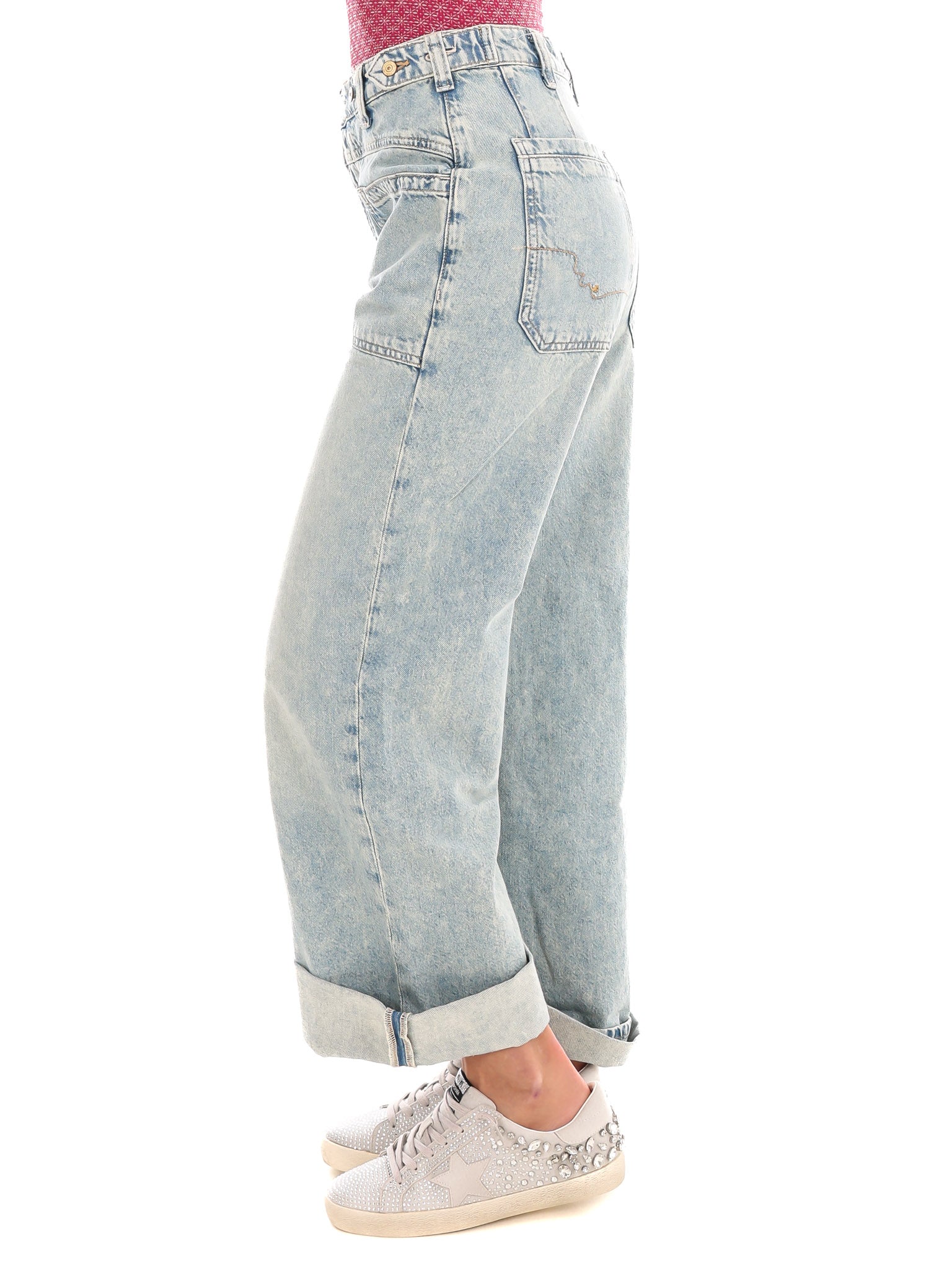 Free People Palmer Cuffed Jean – Josie's Boutique
