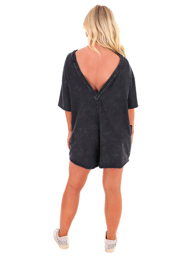 Free People Hot Shot Tee Romper