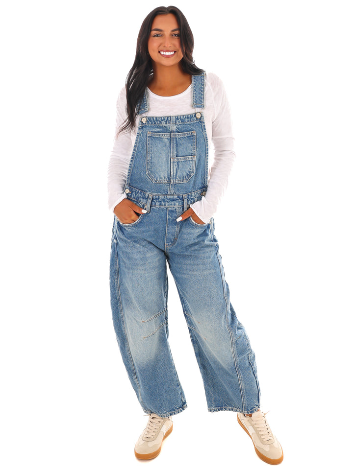 Free People Good Luck Overall