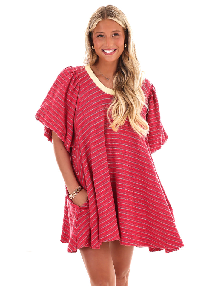 Free People Hudson Pullover Mini Dress