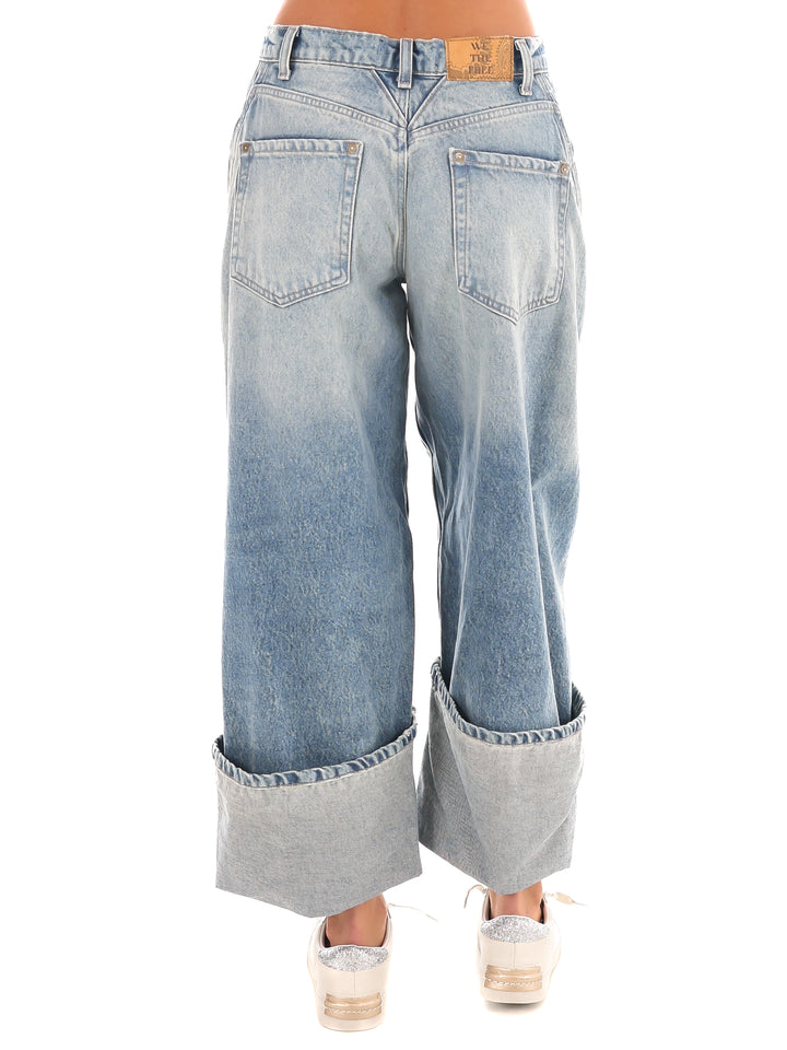 Free People Olsen Cuffed Barrel Jeans