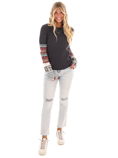 Free People All in Cuff Top