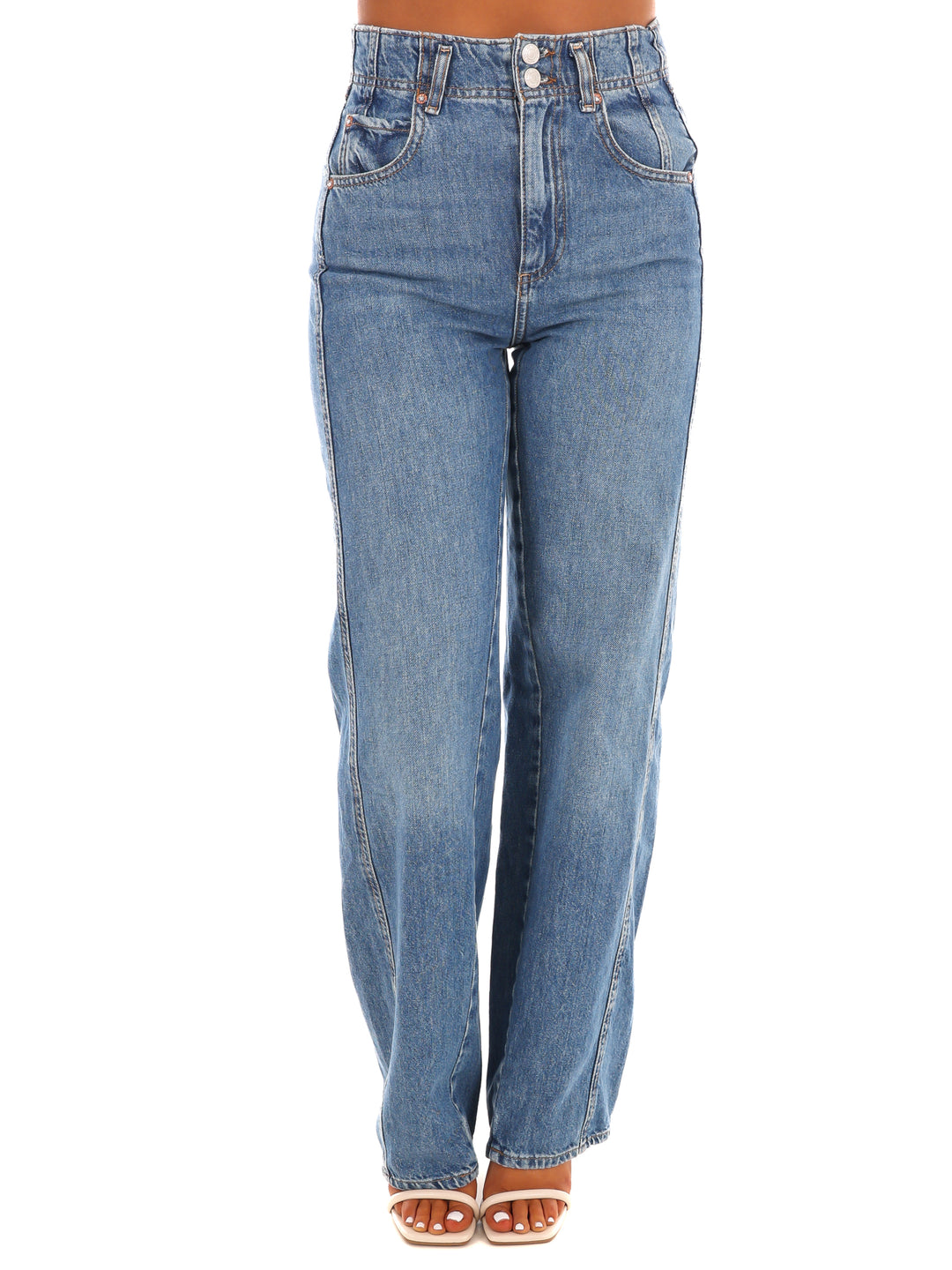 Free People Aster Straight Leg Jeans