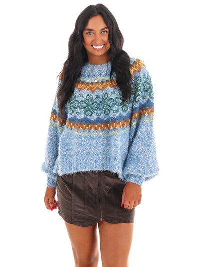 Free People Festive Frost Sweater