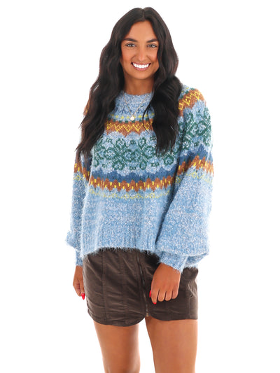 Free People Festive Frost Sweater