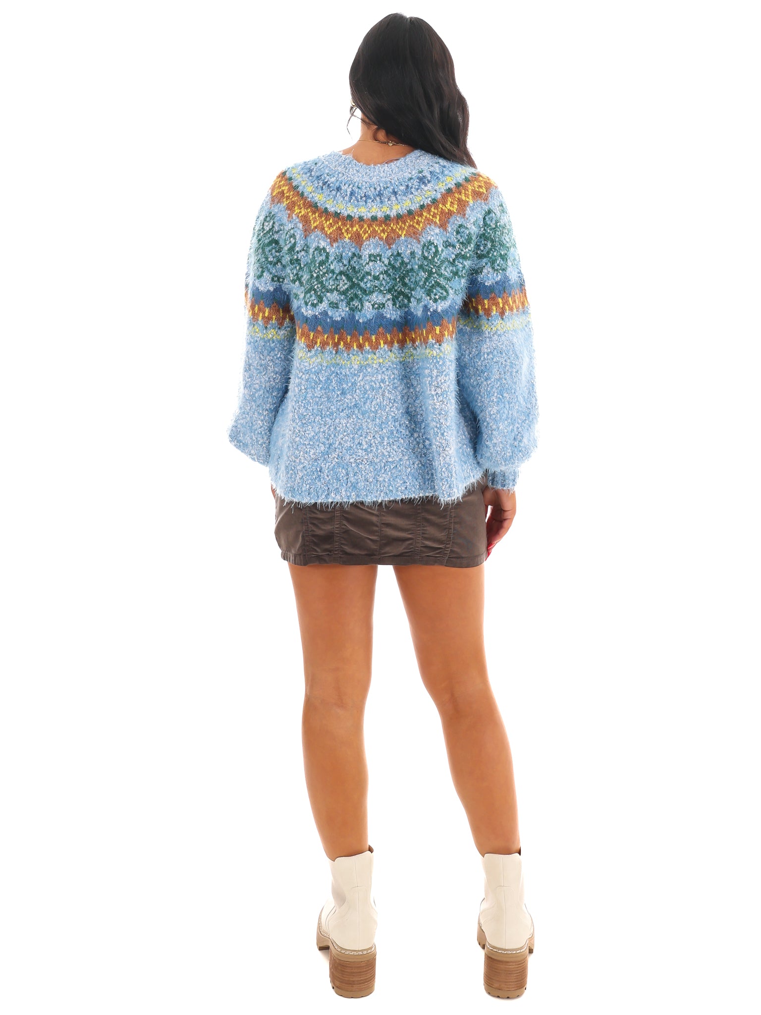 フィデス　 FREEZE PULLOVER SK set Free People Festive Frost Sweater – Josie's Boutique