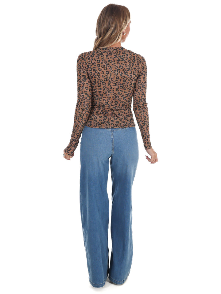 Free People Going Places Printed Cardigan
