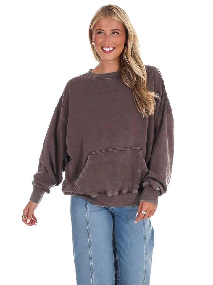 Free People Slow It Down Pullover