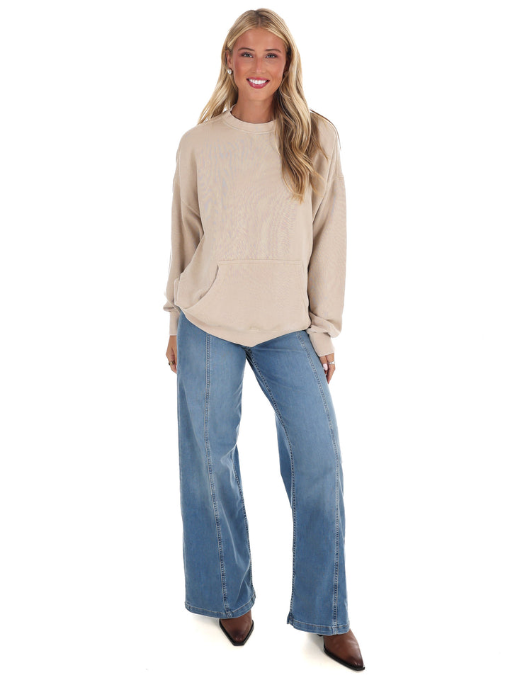 Free People Slow It Down Pullover