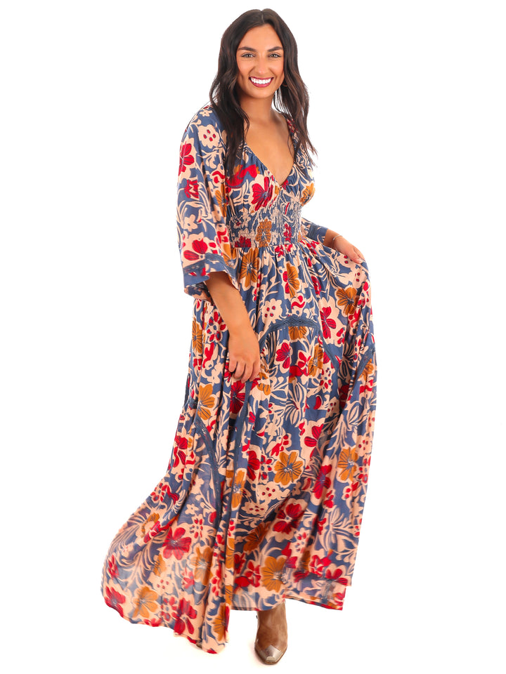 Free People Printed Dixie Maxi Dress