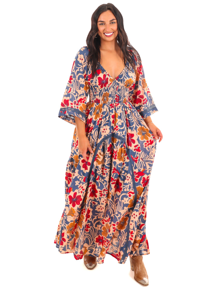 Free People Printed Dixie Maxi Dress