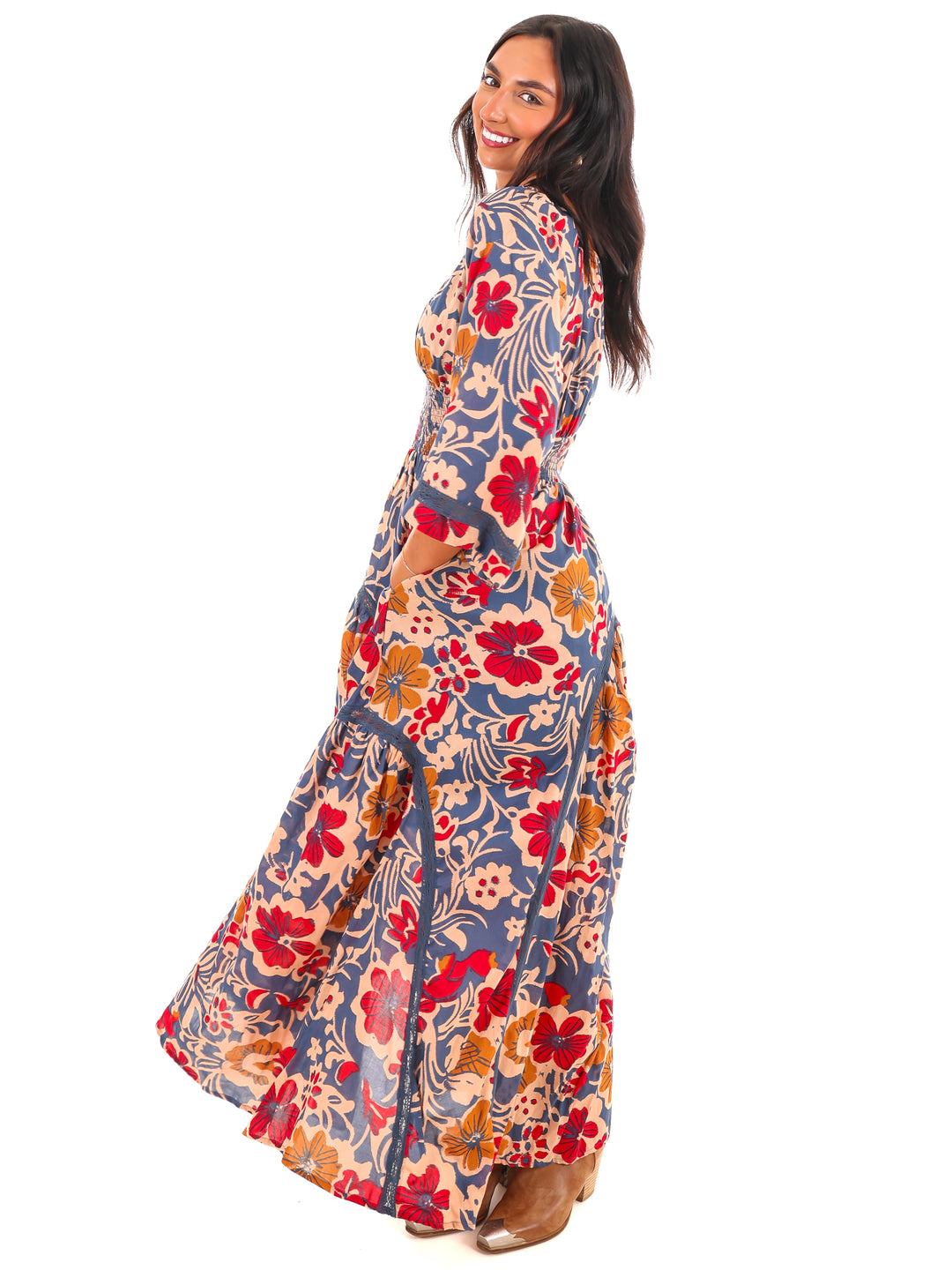 Free People Printed Dixie Maxi Dress