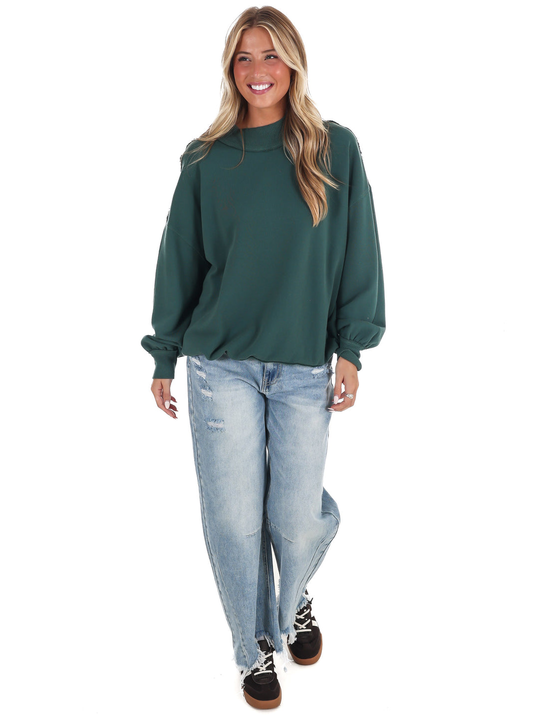Free People Palm Springs Turtle Pullover