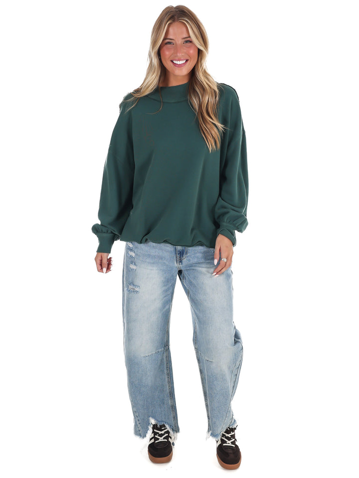 Free People Palm Springs Turtle Pullover