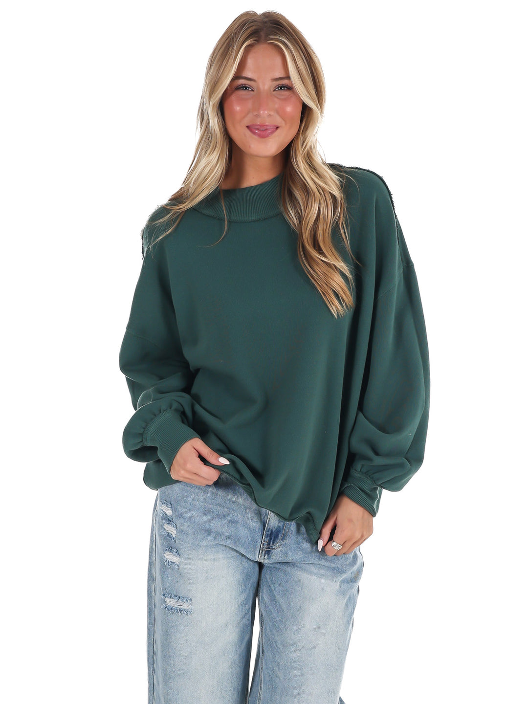 Free People Palm Springs Turtle Pullover