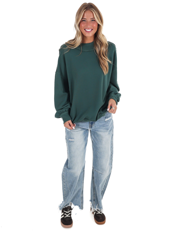 Free People Palm Springs Turtle Pullover