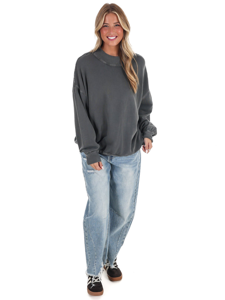 Free People Palm Springs Turtle Pullover