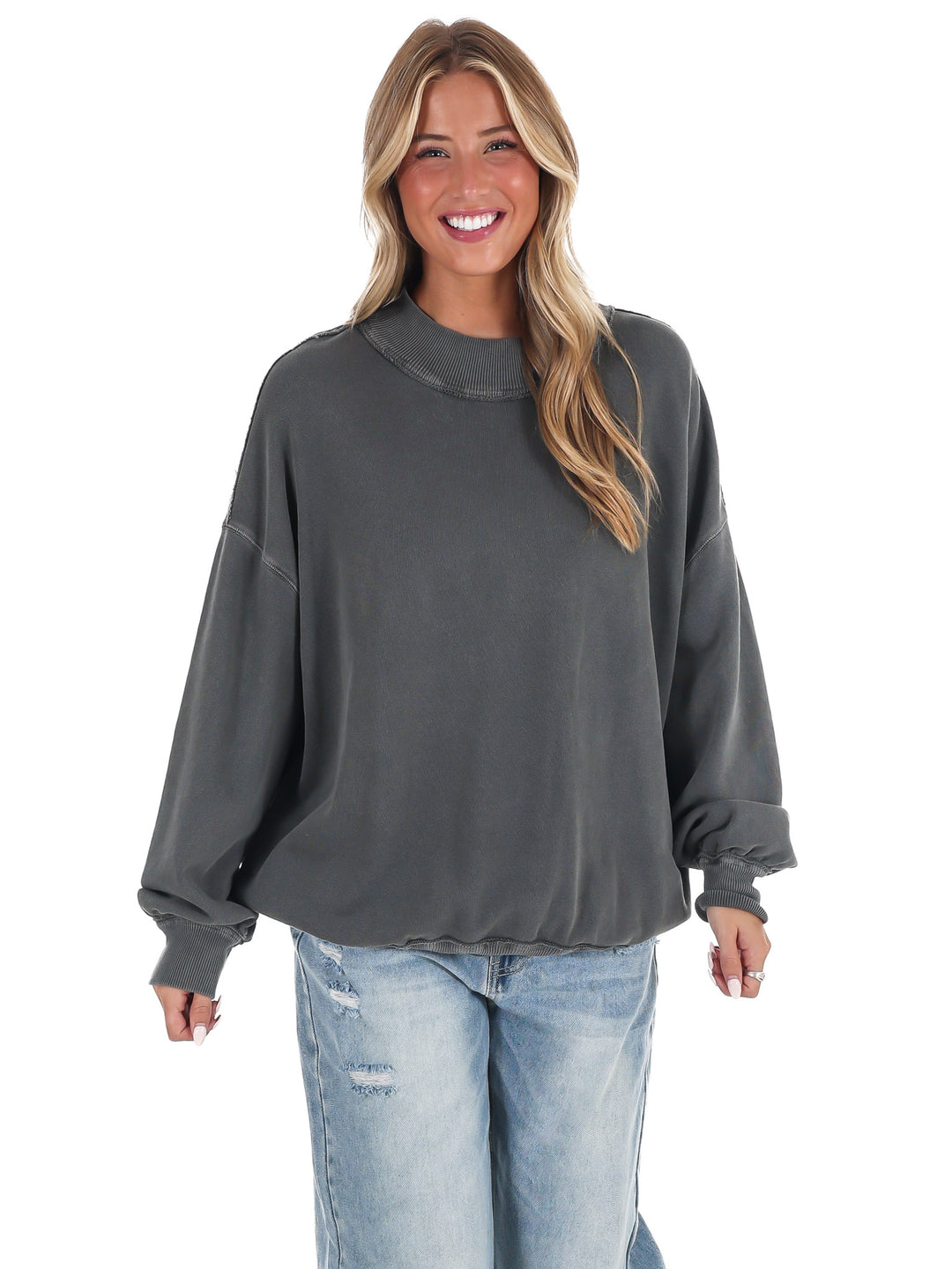 Free People Palm Springs Turtle Pullover