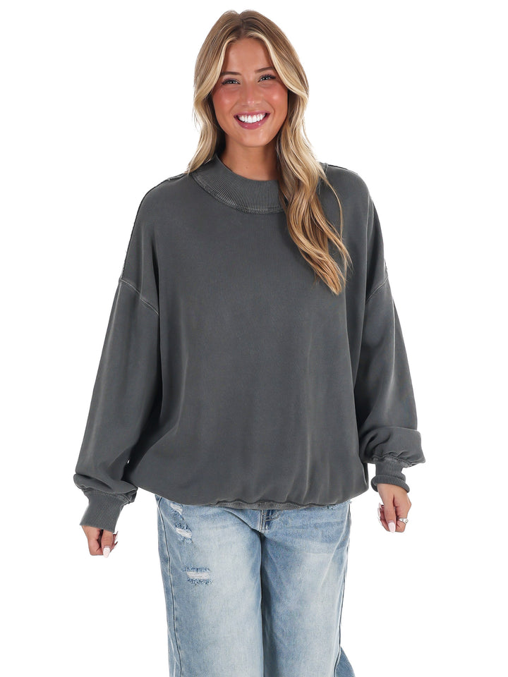 Free People Palm Springs Turtle Pullover