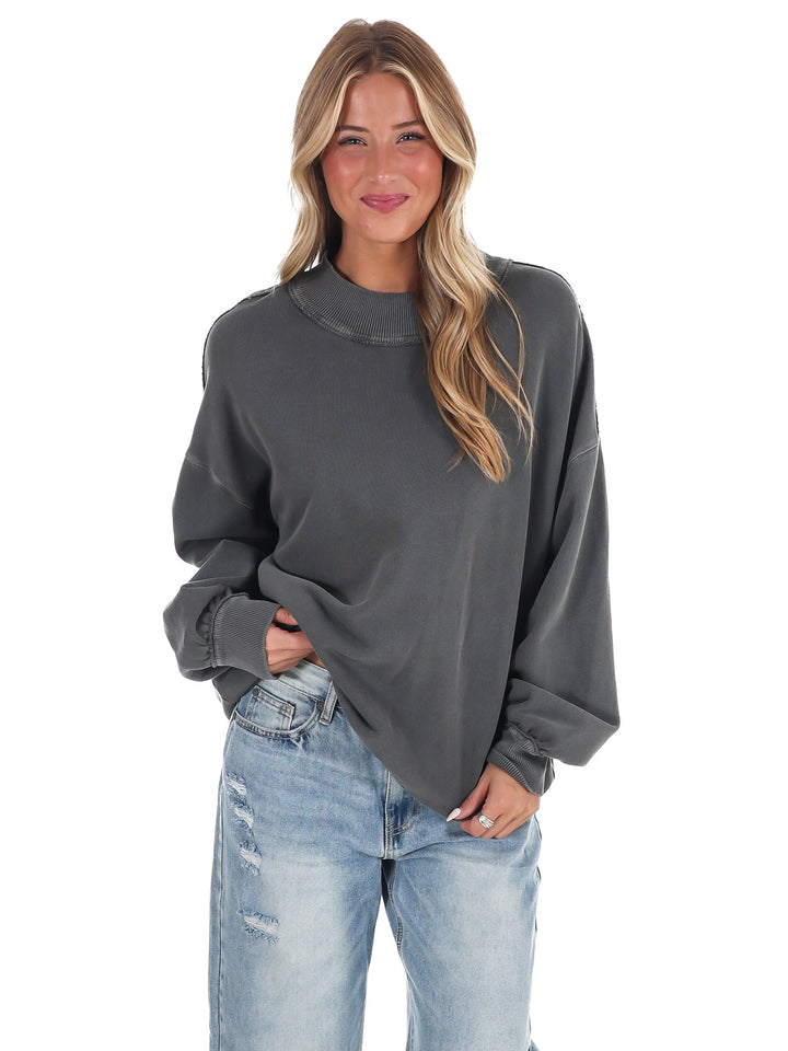 Free People Palm Springs Turtle Pullover