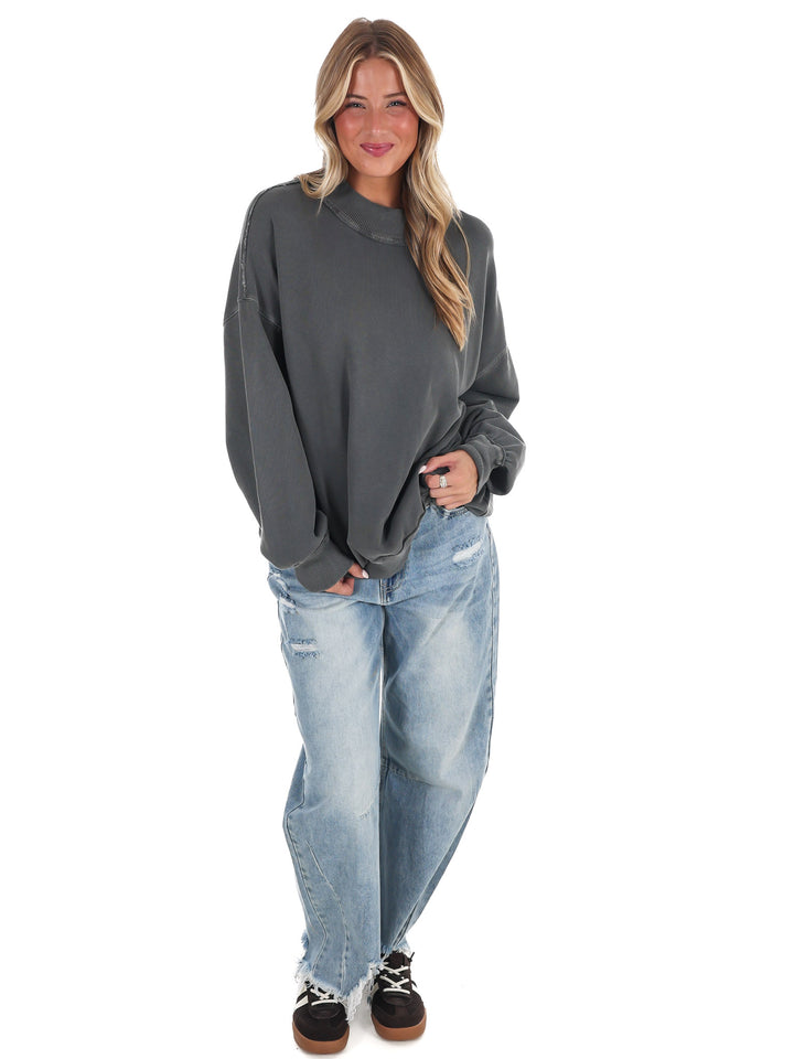 Free People Palm Springs Turtle Pullover