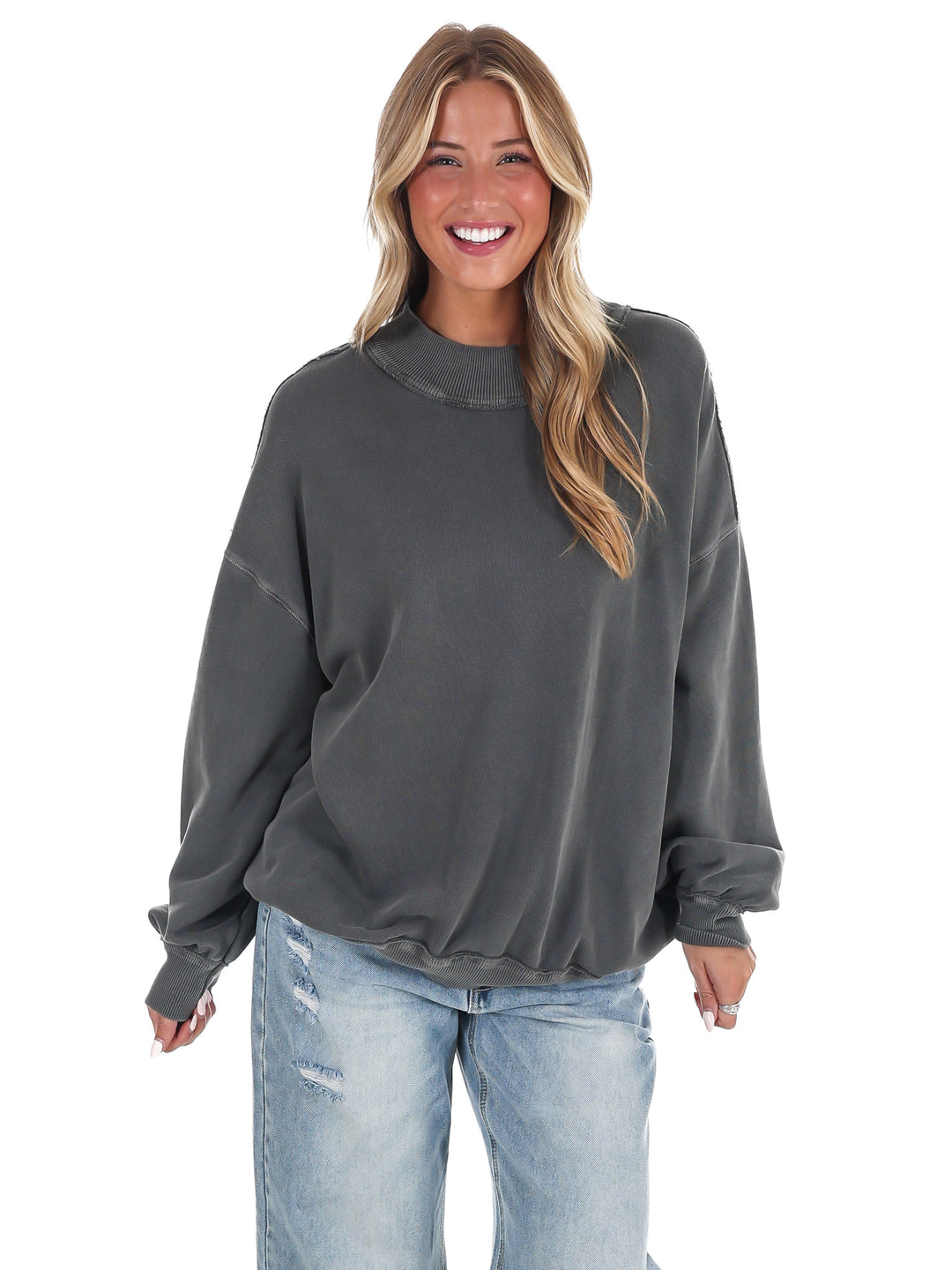 Free People Palm Springs Turtle Pullover