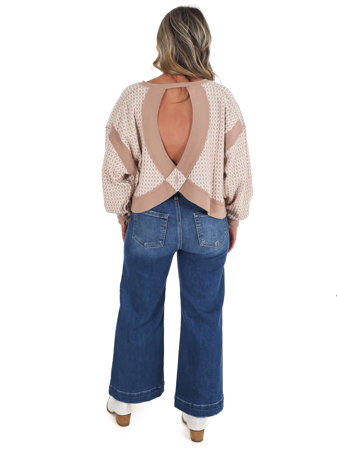 Free People My Time Textured Layer Top