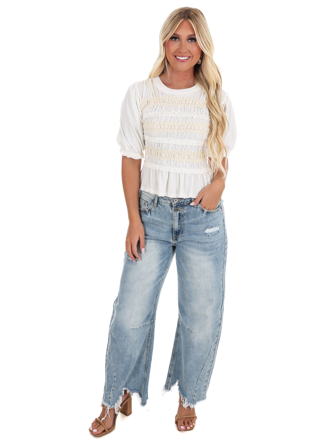 Free People Maxey Knit Top