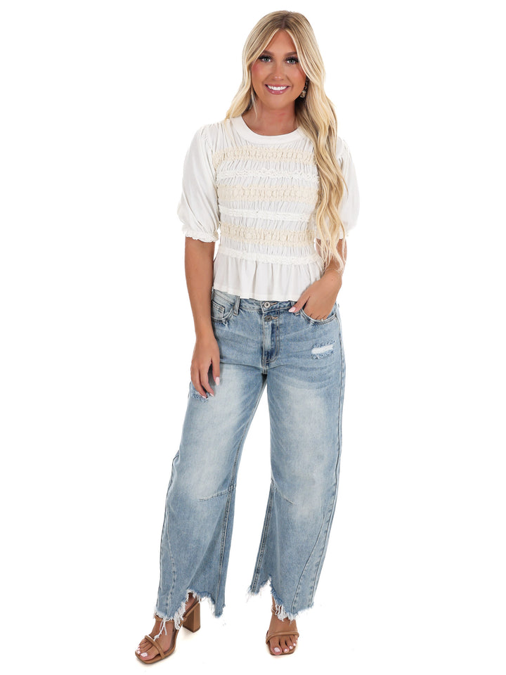 Free People Maxey Knit Top