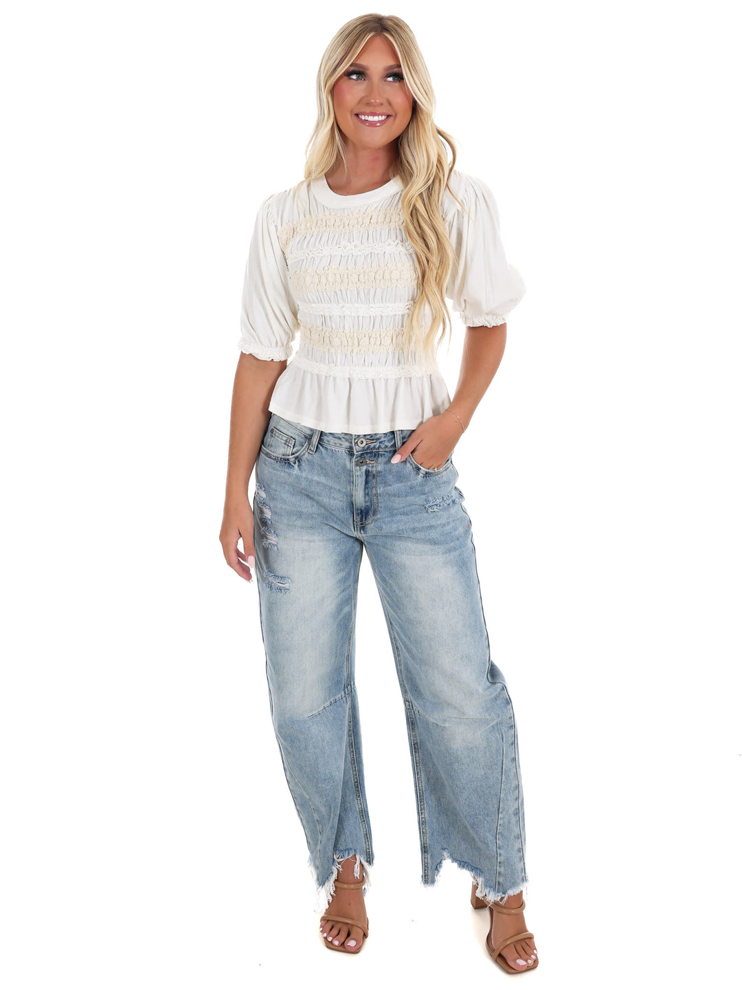 Free People Maxey Knit Top