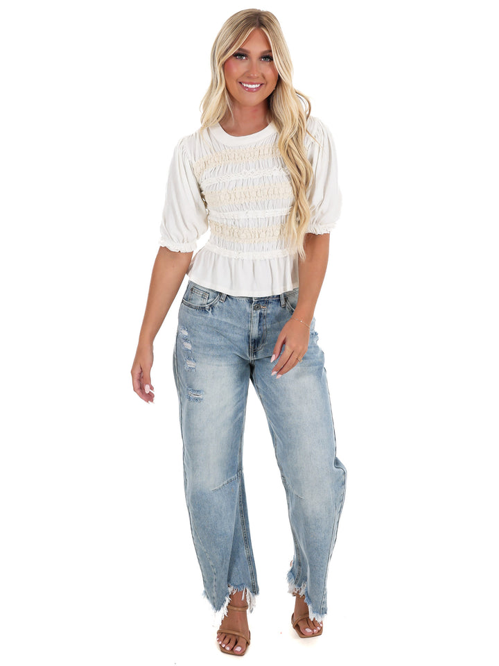 Free People Maxey Knit Top