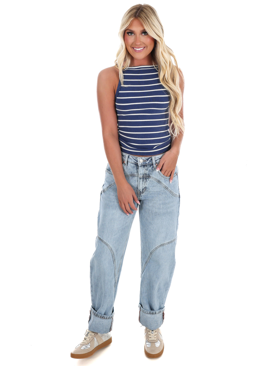 Free People Mia Striped Tank